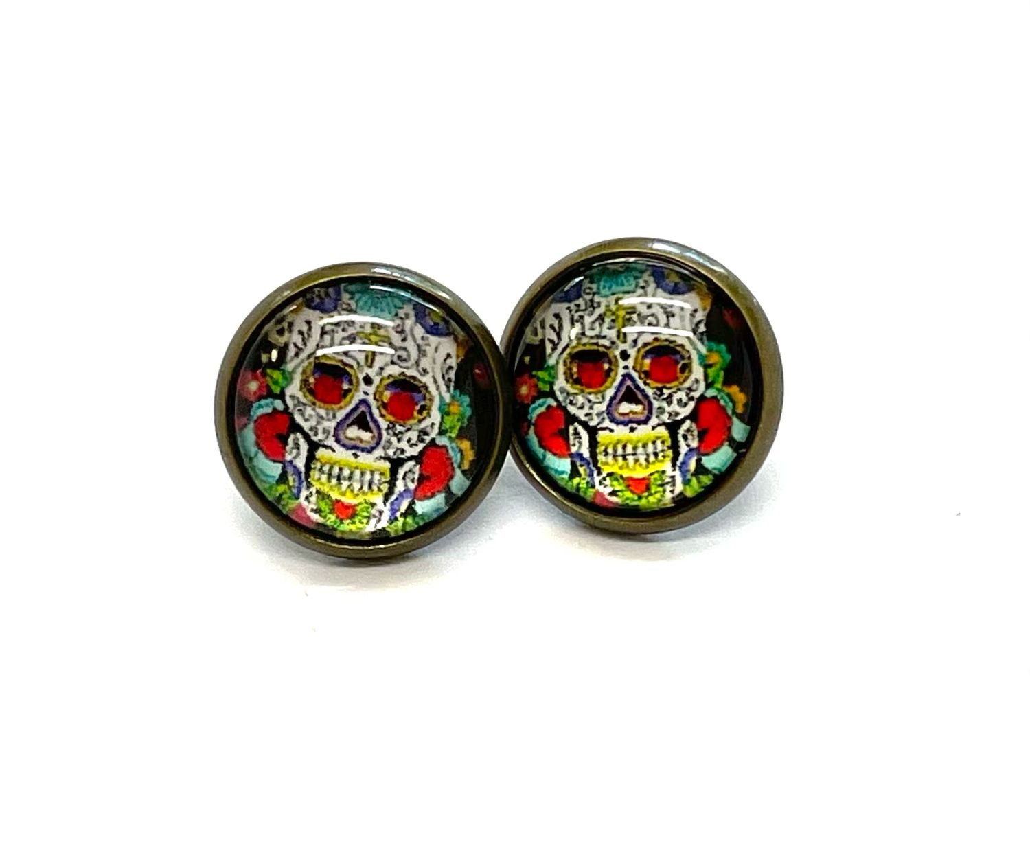 Turquoise Sugar Skull Boot Loot For Blundstone’s
