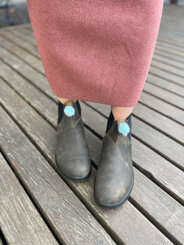 Turquoise TinkerPuff Boot Loot For Blundstone’s