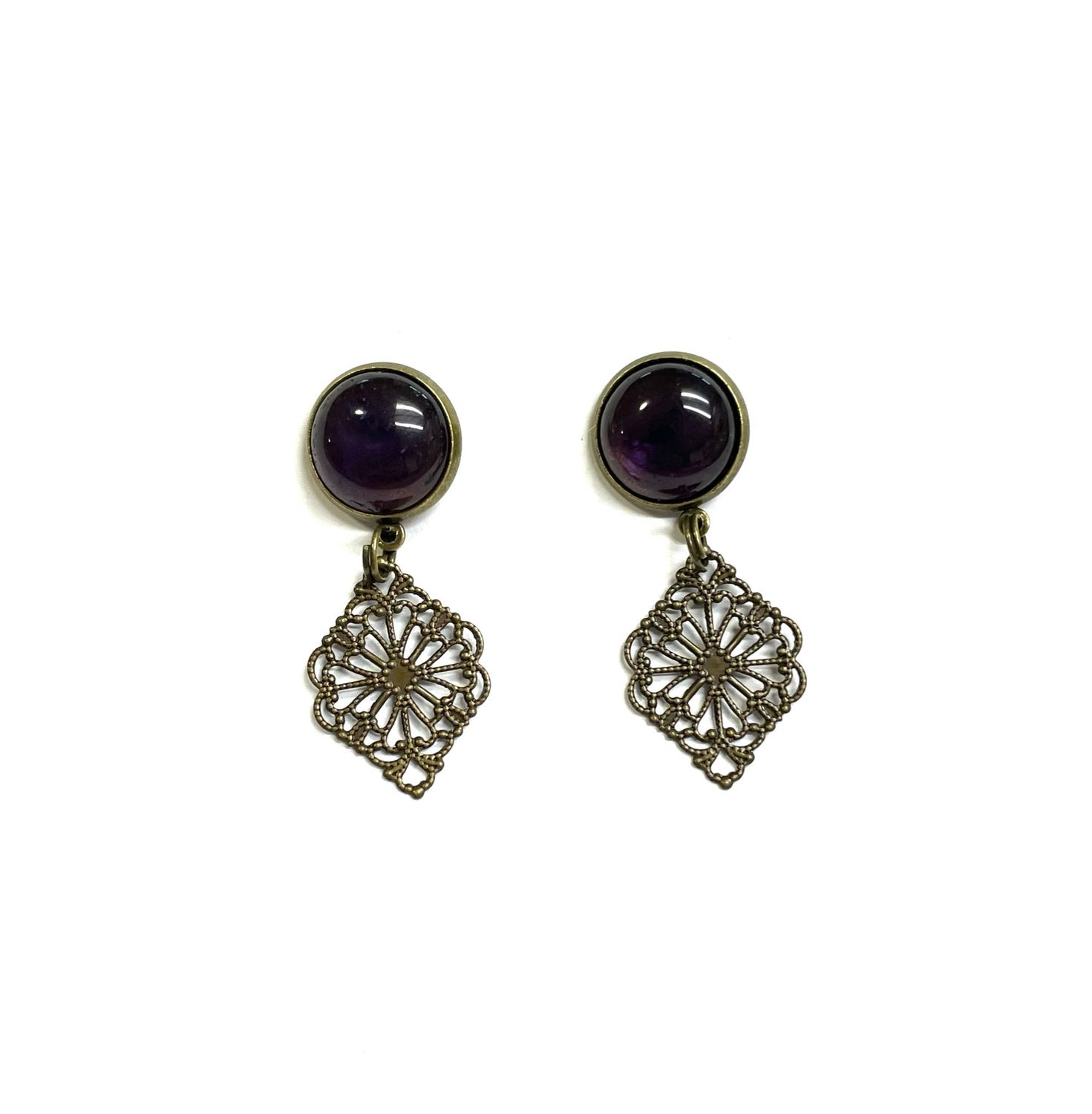 Amethyst And Filigree Pendant Boot Loot For Blundstones