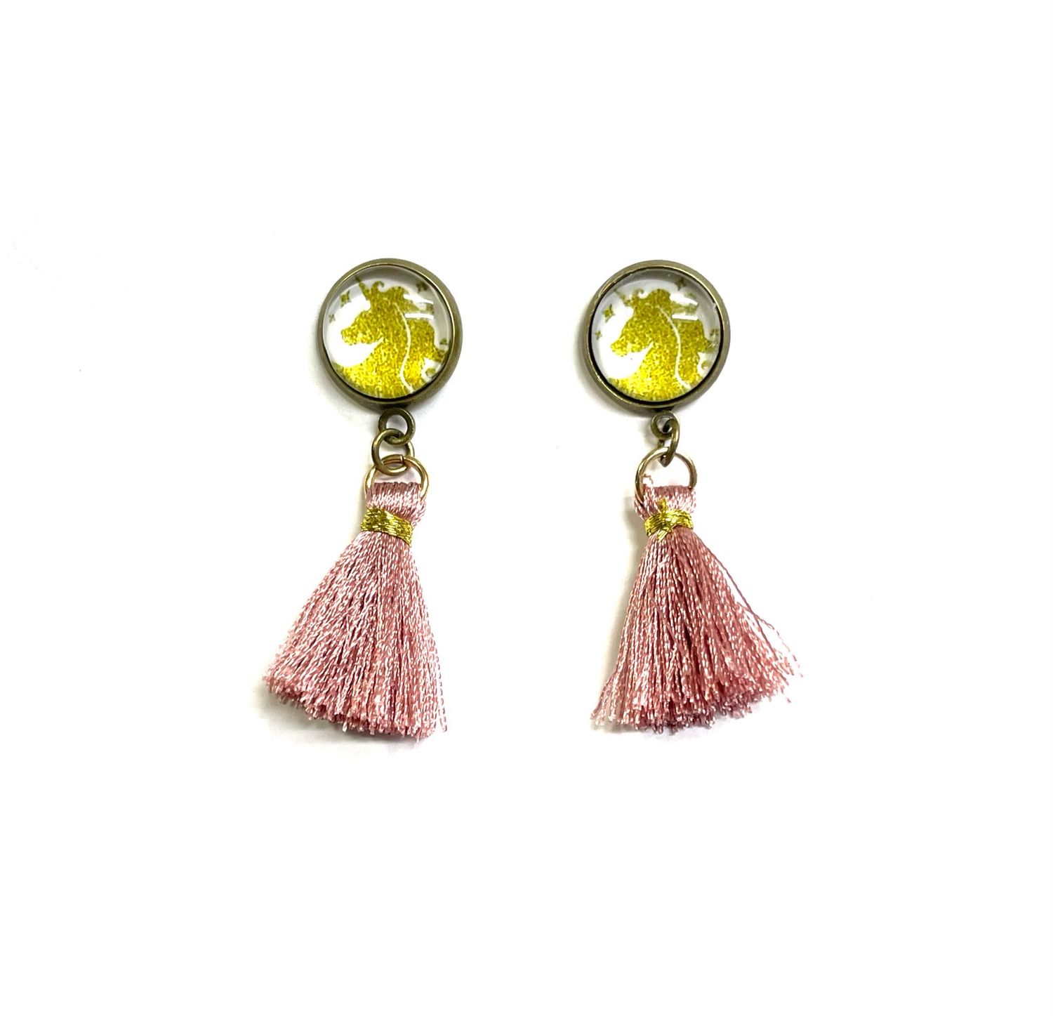 Golden Unicorn &amp; Tassel Boot Loot