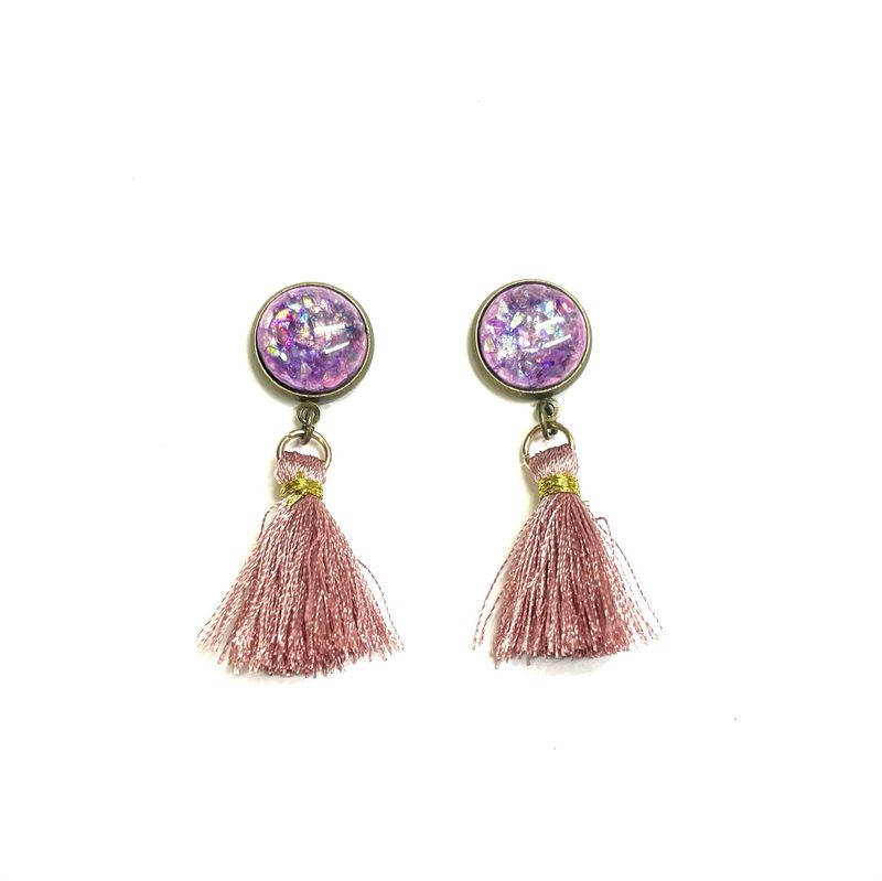 Purple Shimmer Tassel Boot Loot