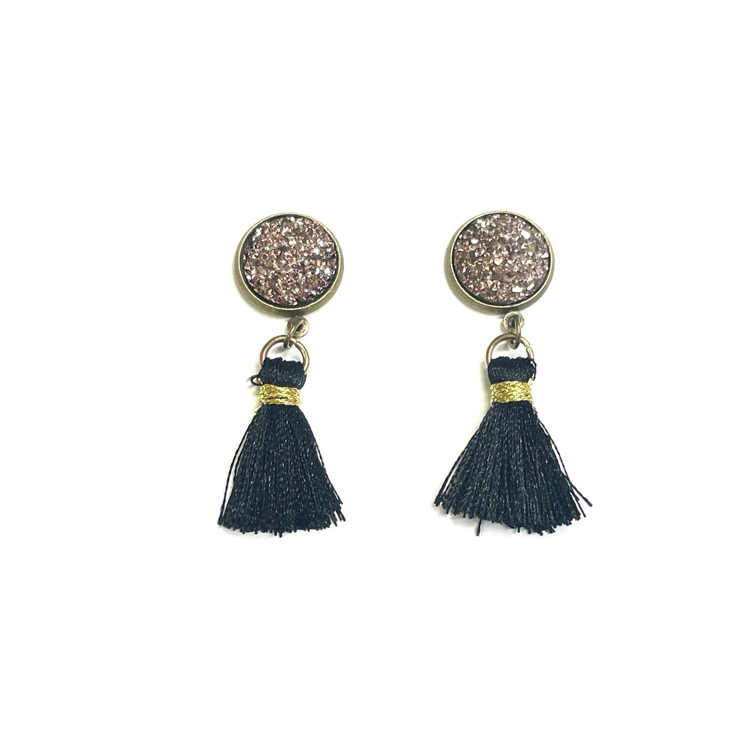 Copper Glitter Bomb Tassel Boot Loot
