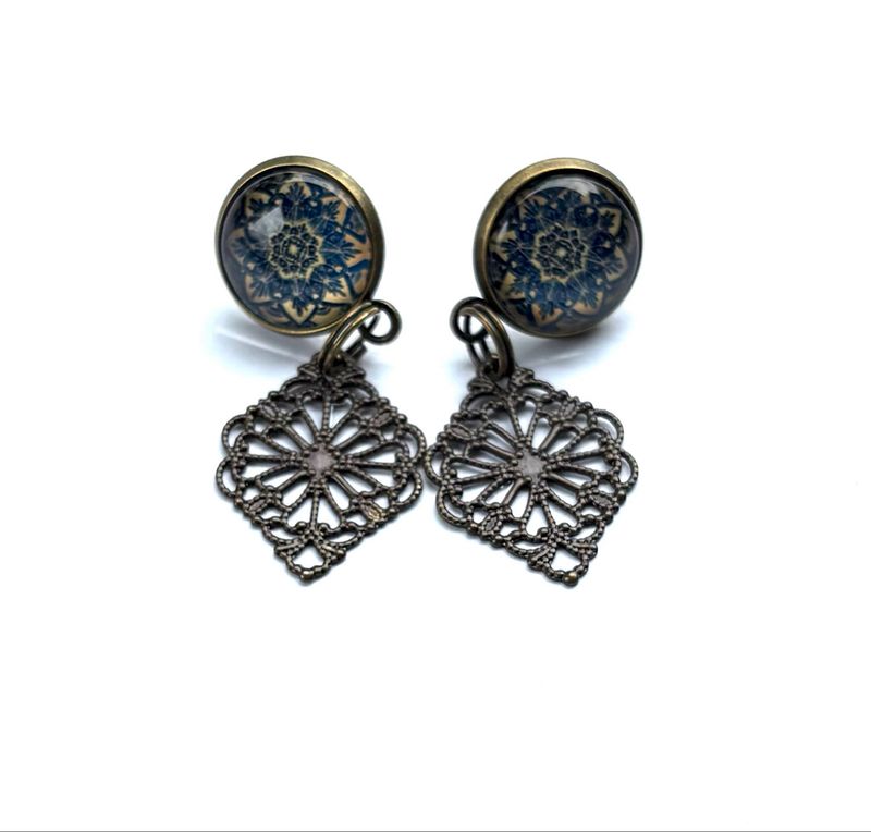 Blue Mandala And Filigree Boot Loot For Blundstone’s