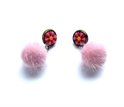 Pink Daisy Pom Boot Loot For Blundstone’s