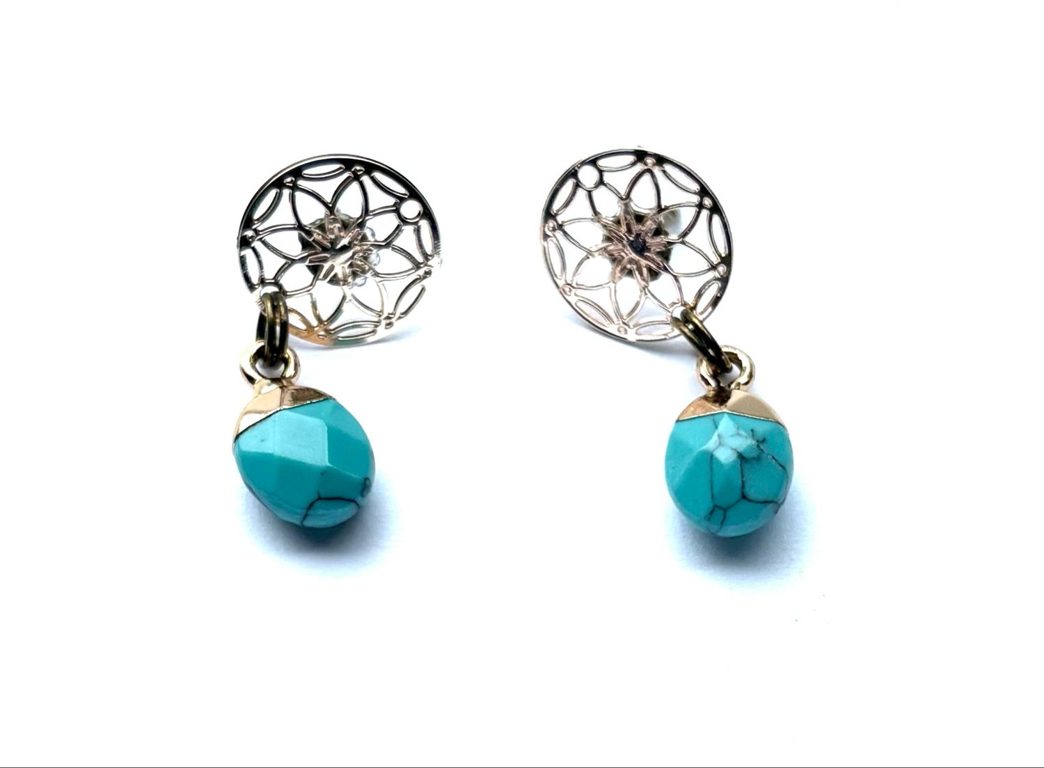 Rose Gold Mandala &amp; Turquoise Boot Loot