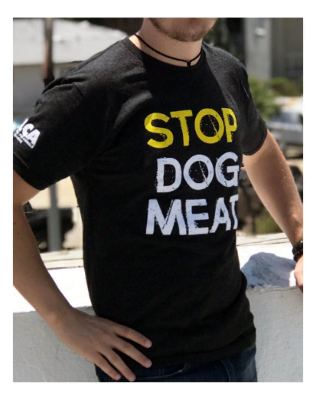 "Stop Dog Meat" T-Shirt