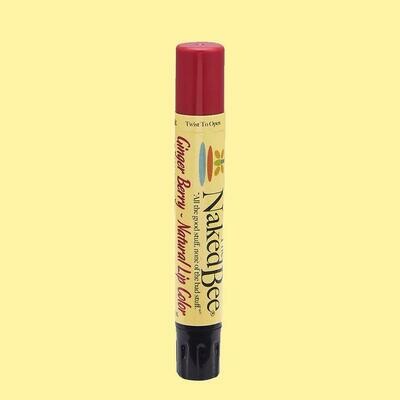 The Naked Bee Natural Lip Color-Ginger Berry