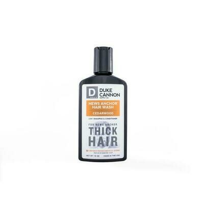 News Anchor Hair Wash: 2-in-1 Shampoo & Conditioner-Cedarwood Scent