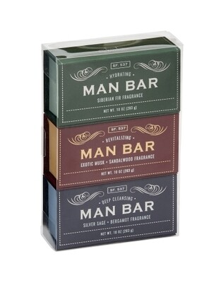 Man Bar Gift Set-Set of 3 soaps