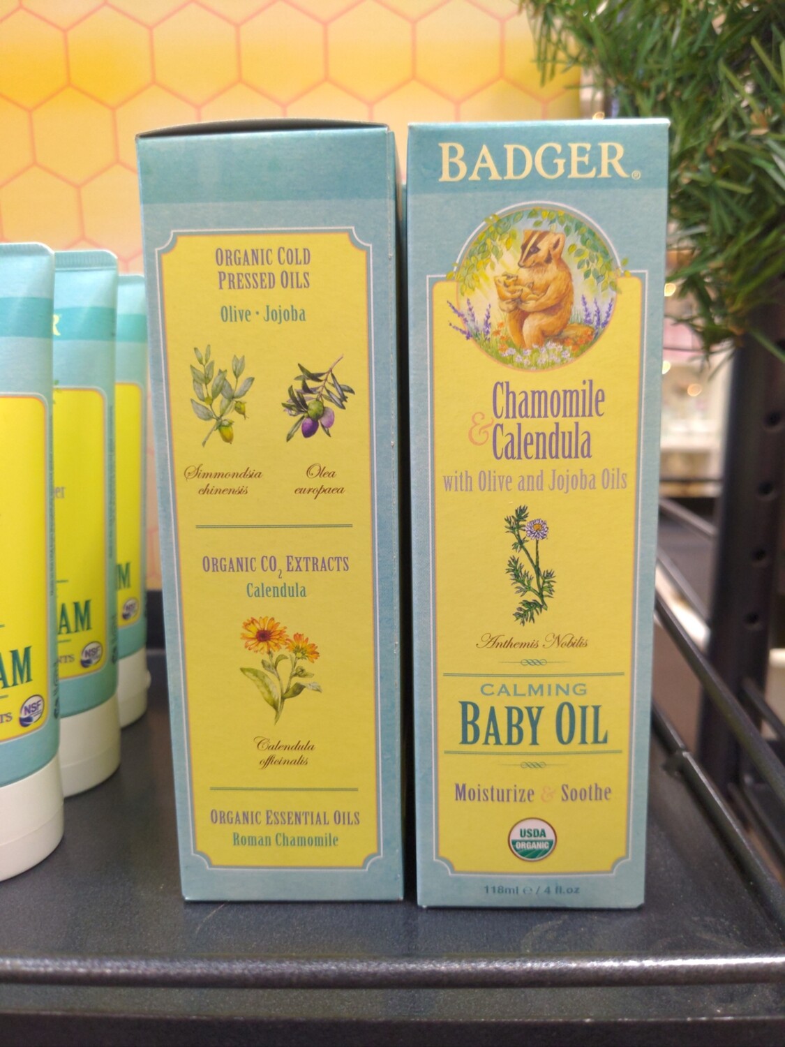 Badger Chamomile and Calendula Baby Oil 4 oz