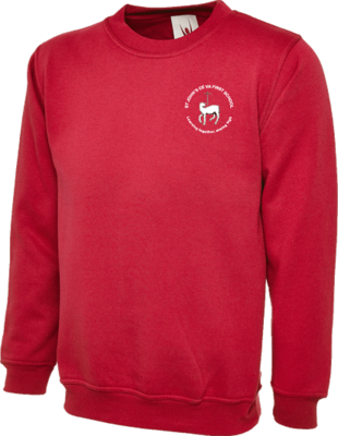 ROUND NECK SWEATSHIRT WITH ST JOHNS LOGO