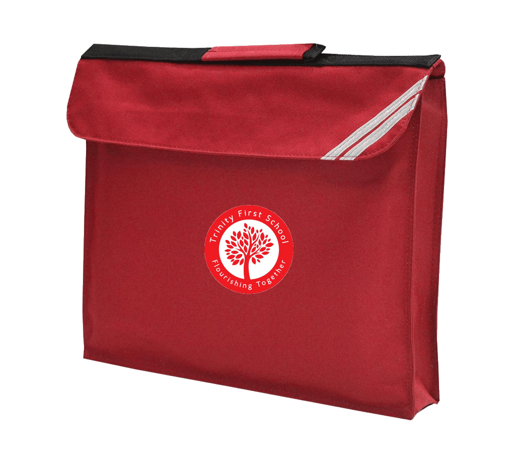 BOOK BAG WITH TRINITY LOGO