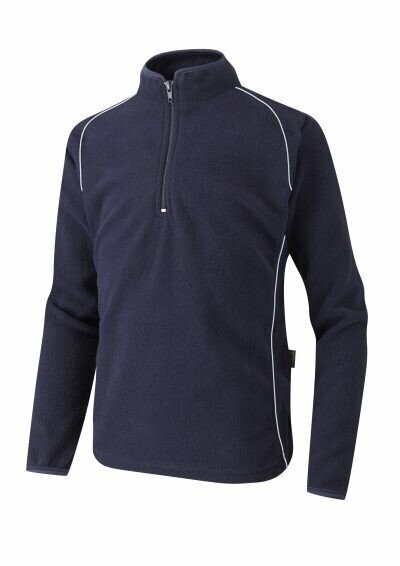 Micro Fibre Fleece Top - Adult, Colour: Navy/White