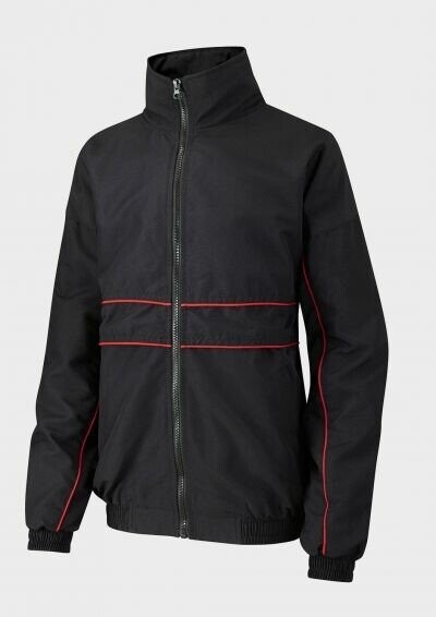 Performance Jacket- Adult, Colour: Black/Scarlet