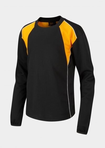 Encore Long Sleeve T Shirt, Colour: Black/Amber/White