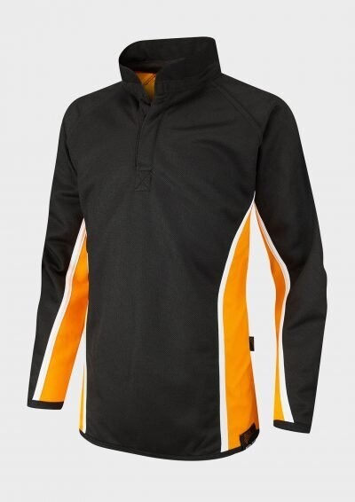 Spirit Fully Reversible Sports Top, Colour: Black/Amber/White