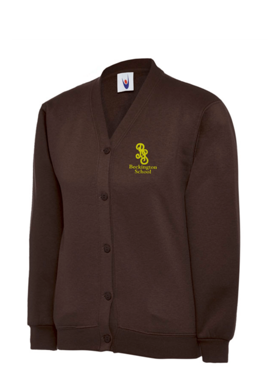 Beckington CofE First School Cardigan Dark Brown