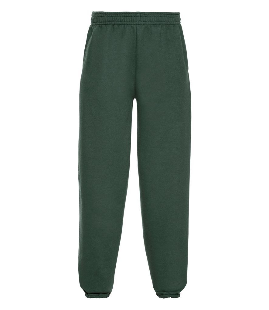 Bottle green jogging bottoms