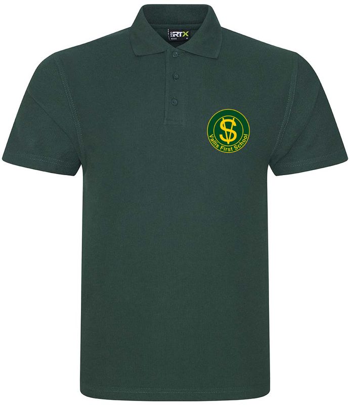 Vallis Bottle green polo shirt