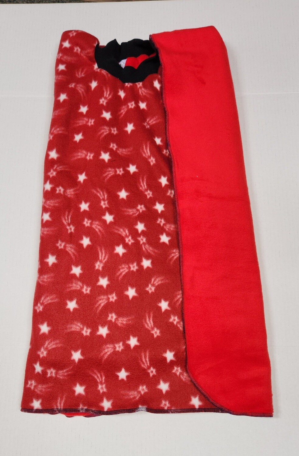 Stars! Pop On Car Seat Poncho, Double Fleece. Hood Available.