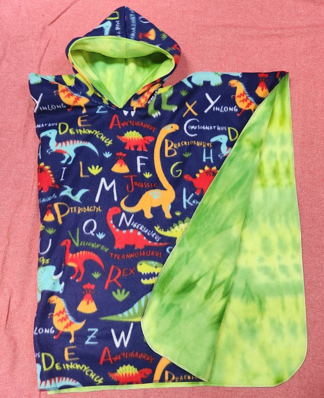 Dinosaur with Tie Dyed Lining