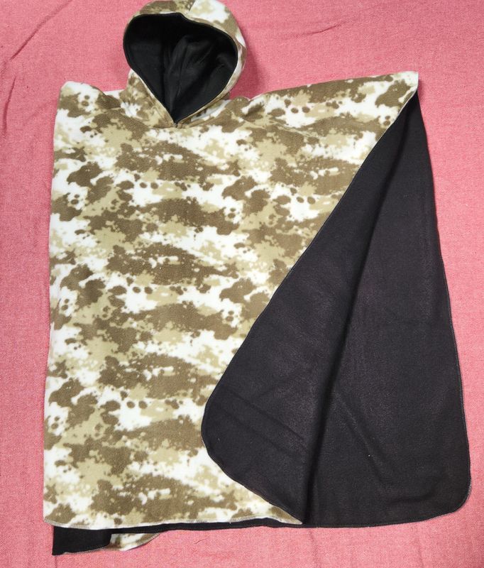 Camouflage with Black Fleece Lining