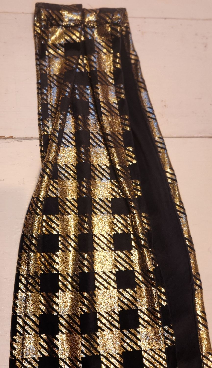 Gold Plaid