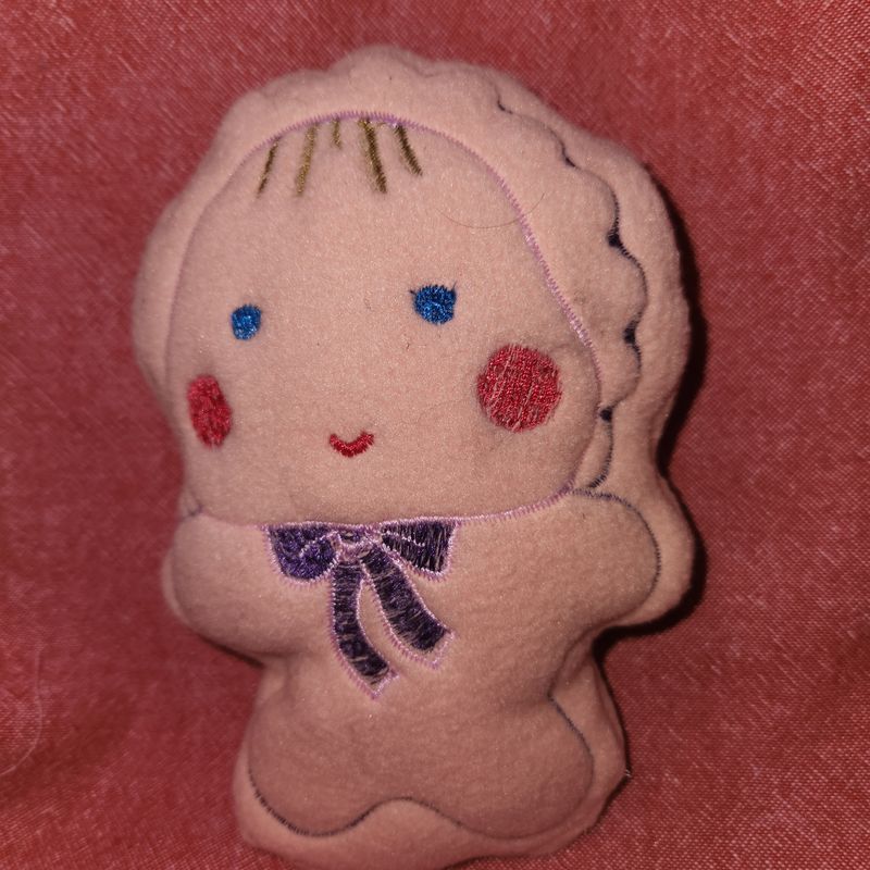 Pink Doll with Blue Eyes