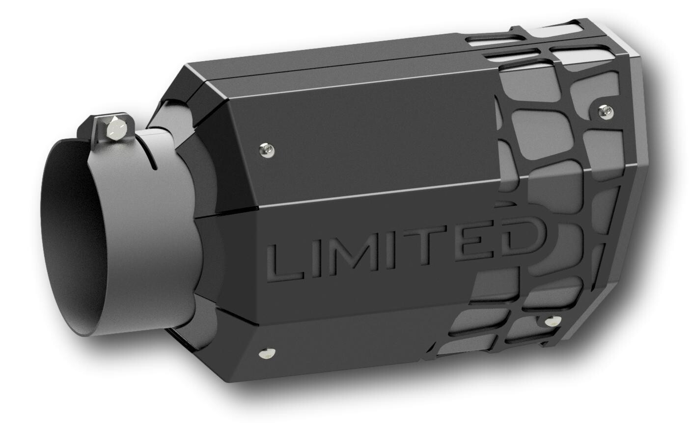 ADD ON - Custom Exhaust Tip Overlay, Finish: Black