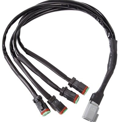 Harness Splitter 1HP AMP to 4 Deutsch DT end for LED Lights