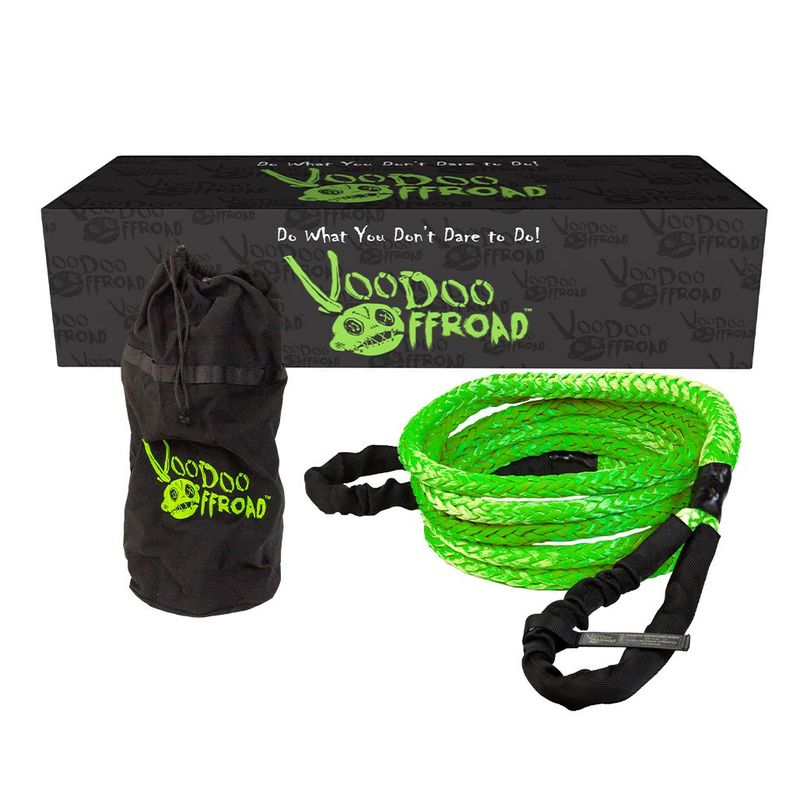 VooDoo Offroad 3/4 inch x 20 foot Green Recovery Rope 24,500 lb