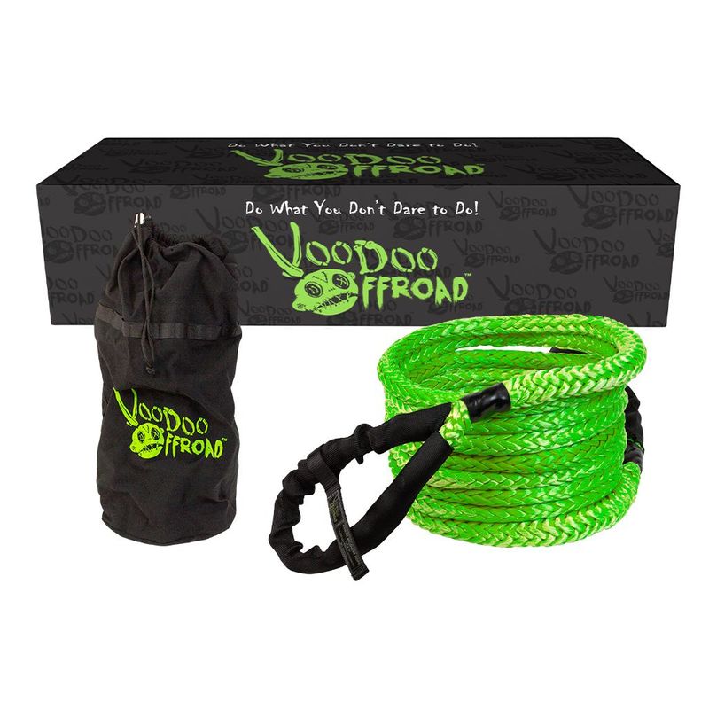 VooDoo Offroad 3/4 inch x 30 foot Green Recovery Rope 24,500 lb