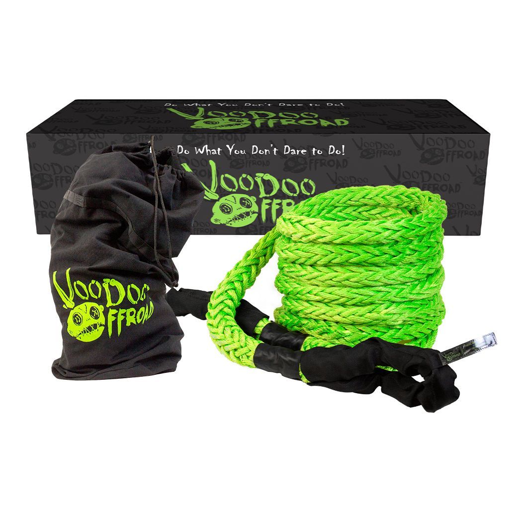 VooDoo Offroad 1-1/4" x 30 ft Kinetic Recovery Rope - 38,000lb