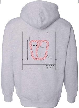 Trigger Foundation Hoodie Oversized Fit, Size: GREY 3XL
