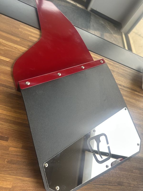 14 14" Standard Ruby Red with Polished Kick Plate