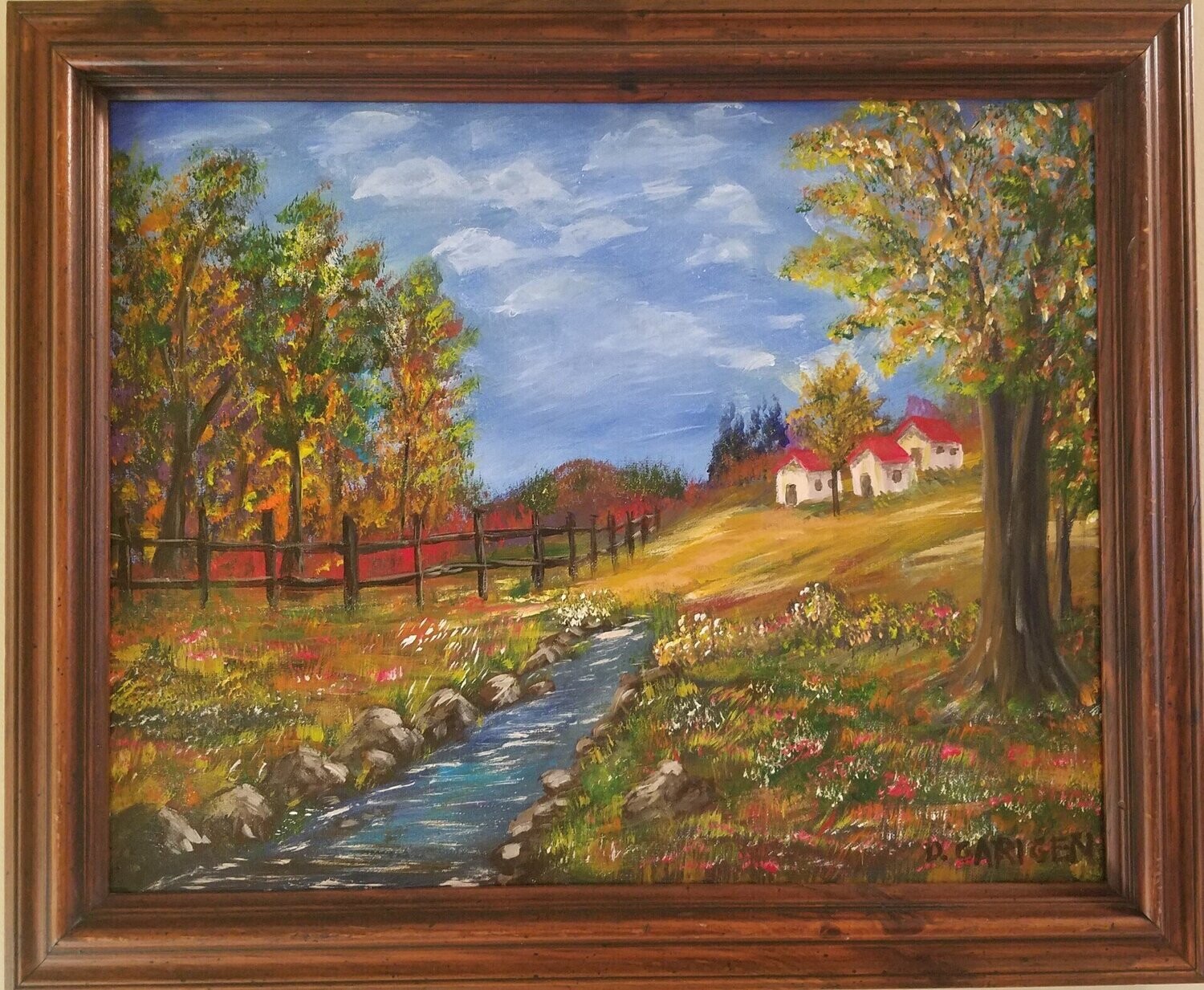 Village on the Stream