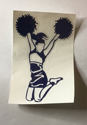 Cheerleader Decal