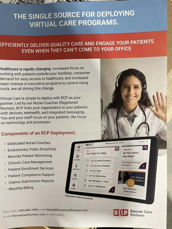 Singe Source For Deploying Virtual Care