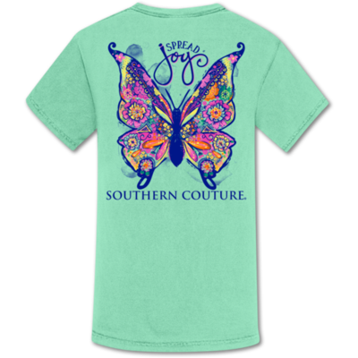 SOUTHERN COUTURE Spread Joy Butterfly Tee