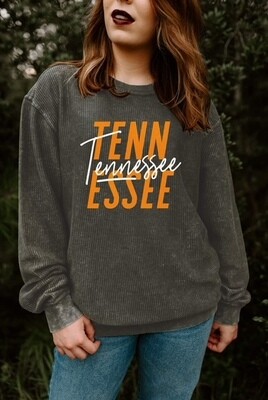 SOUTHERN BLISS  Tennessee Corded Sweatshirt