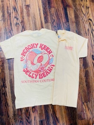SOUTHERN COUTURE Peach Keen Tee