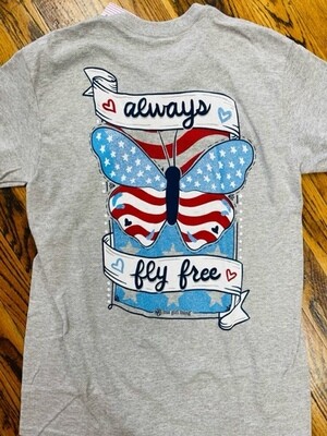 IT'S A GIRL THING Always Fly Free Tee