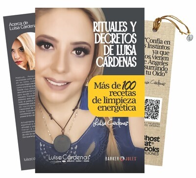 02 LIBRO RITUALES &amp; DECRETOS DE LUISA CÁRDENAS EDICIÓN IMPRESA  + SEPARADOR GRATIS. ⭐⭐⭐⭐⭐