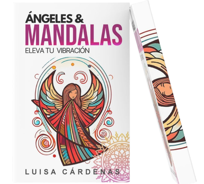 06 EBOOK ELEVA TU VIBRACIÓN ANGELES &amp; MANDALAS DE LUISA CÁRDENAS LIBRO PARA COLOREAR. (GRATIS PARA MIEMBROS)  ⭐⭐⭐⭐⭐