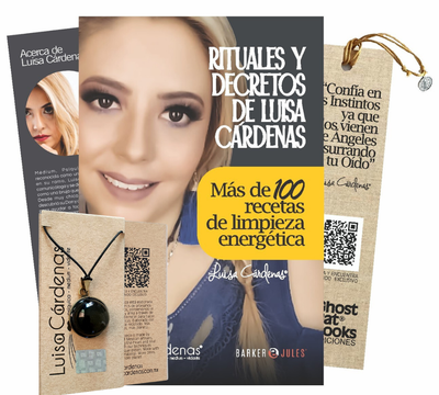 03 LIBRO RITUALES &amp; DECRETOS DE LUISA CÁRDENAS IMPRESO + SEPARADOR + PROTECCIÓN PREPARADA POR LUISA CÁRDENAS. ⭐⭐⭐⭐⭐