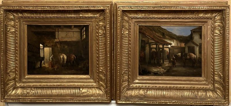 Paire tableaux Jan CHELMINSKI