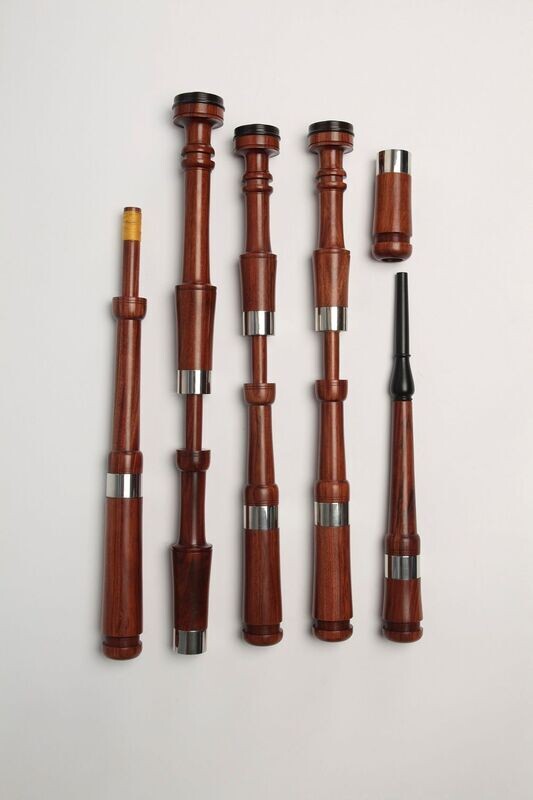 Plain turned Mopane Highland Bagpipe