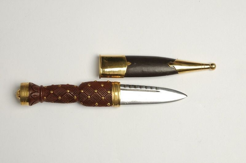 Sgian dubh knife flatstyle