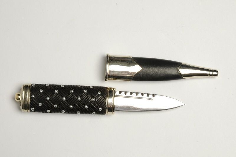 Sgian dubh knife flatstyle