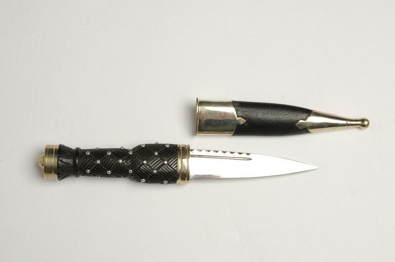 Sgian dubh knife flatstyle